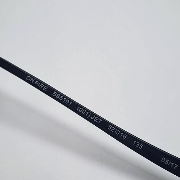 Bebe On Fire Jet Black Prescription Glasses Frames - Picture 10 of 12